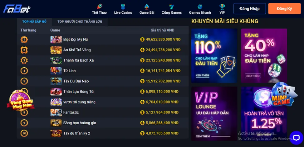 Lợi ích khi chọn v9bet nổ hũ